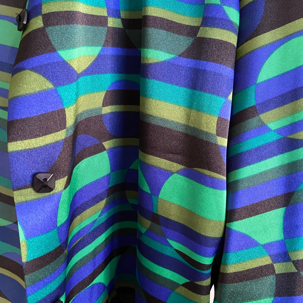 Notations Printed Button-Up - Picture 2 of 2